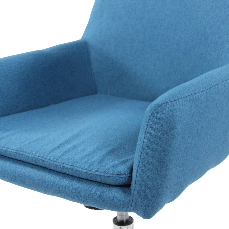 B-Ware hjh OFFICE Bürostuhl Drehstuhl Stuhl SHAKE 400 Stoff Stoffsessel Blau