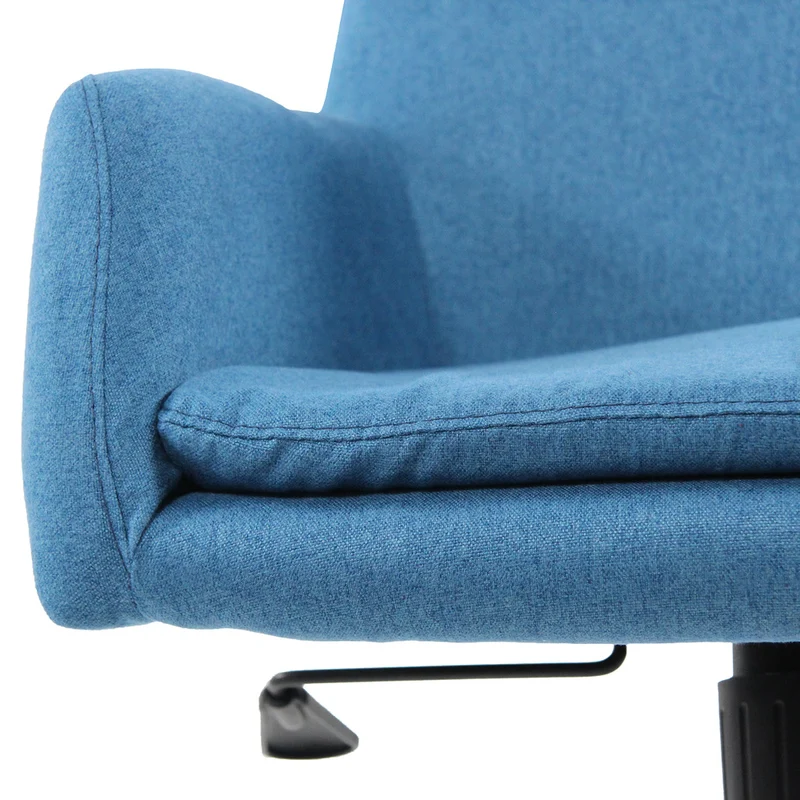B-Ware hjh OFFICE Bürostuhl Drehstuhl Stuhl SHAKE 400 Stoff Stoffsessel Blau