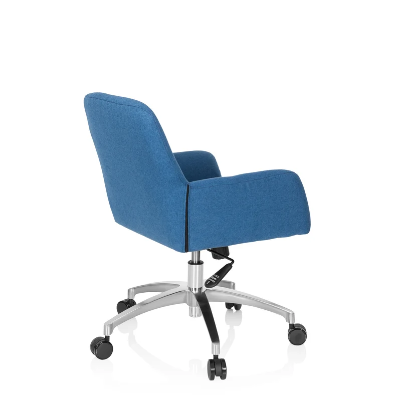 B-Ware hjh OFFICE Bürostuhl Drehstuhl Stuhl SHAKE 400 Stoff Stoffsessel Blau