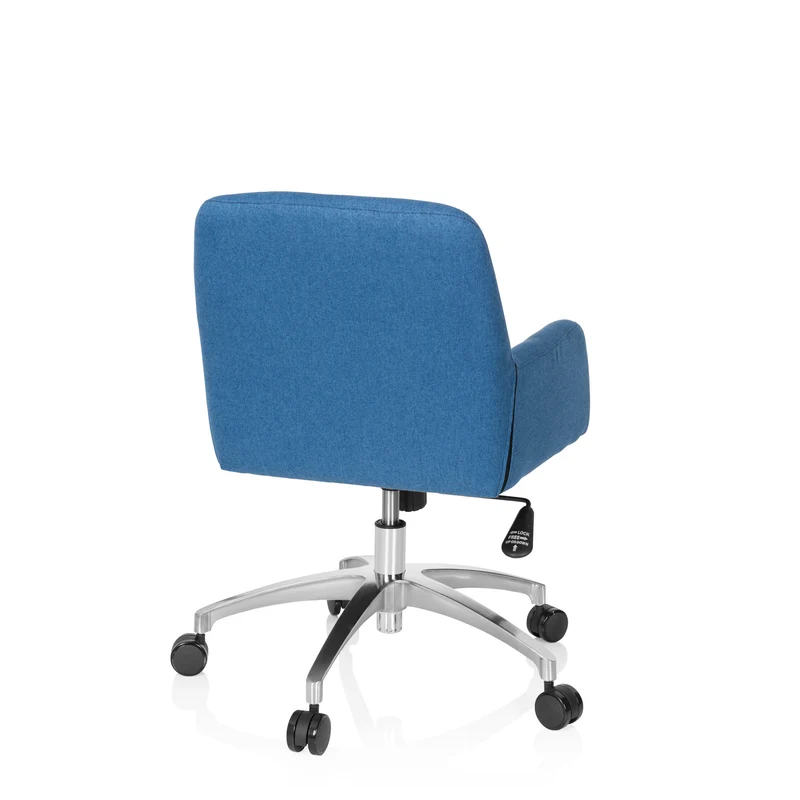 B-Ware hjh OFFICE Bürostuhl Drehstuhl Stuhl SHAKE 400 Stoff Stoffsessel Blau