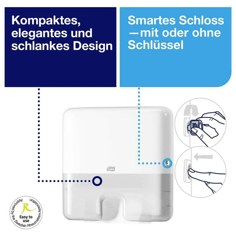B-Ware Tork Papierhandtuchspender Xpress Mini H2 Hygienespender weiß 302x295mm 1 Stück
