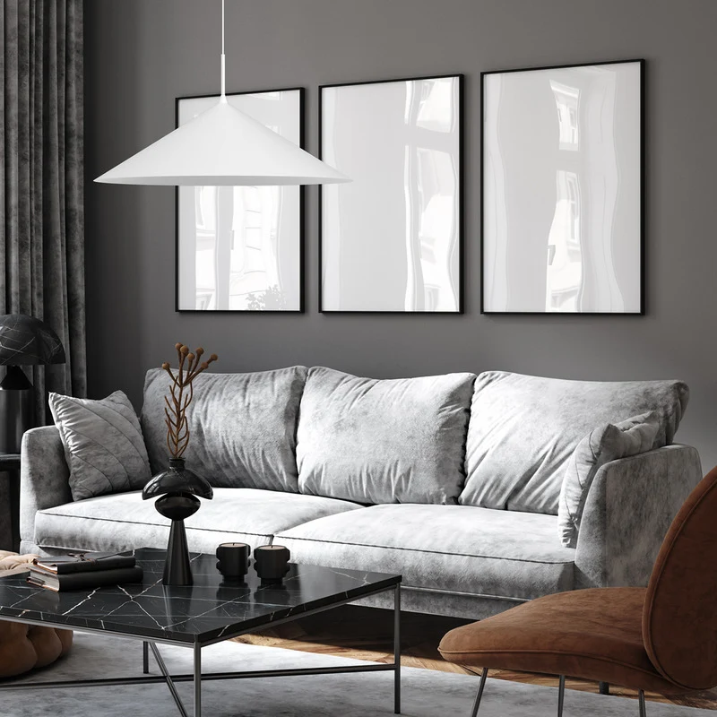 B-Ware Milagro Pendelleuchte Hängelampe CAPITAL weiß Lampe GX53 LED Esszimmer 60 cm
