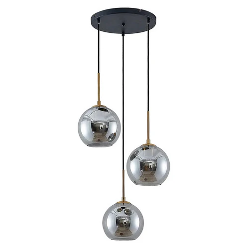 B-Ware Lindby Jurian Pendelleuchte Deckenlampe Wohnzimmerlampe 3 Flamming Bronze Sm746