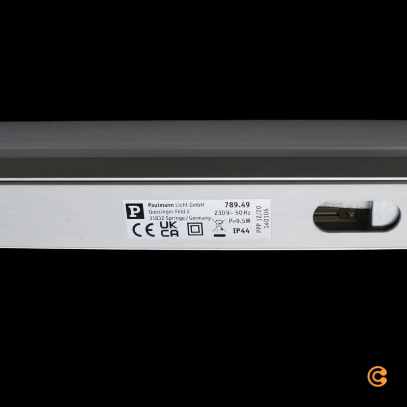 B-Ware Paulmann Spiegelleuchte Badleuchte Led Leuchte Home Spa Luno Weiß Alufarben 60170