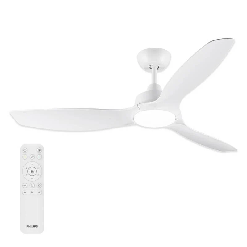 B-Ware Philips Deckenventilator Ventilator LED Licht Weiß Fernbedienung Wohnzimmer