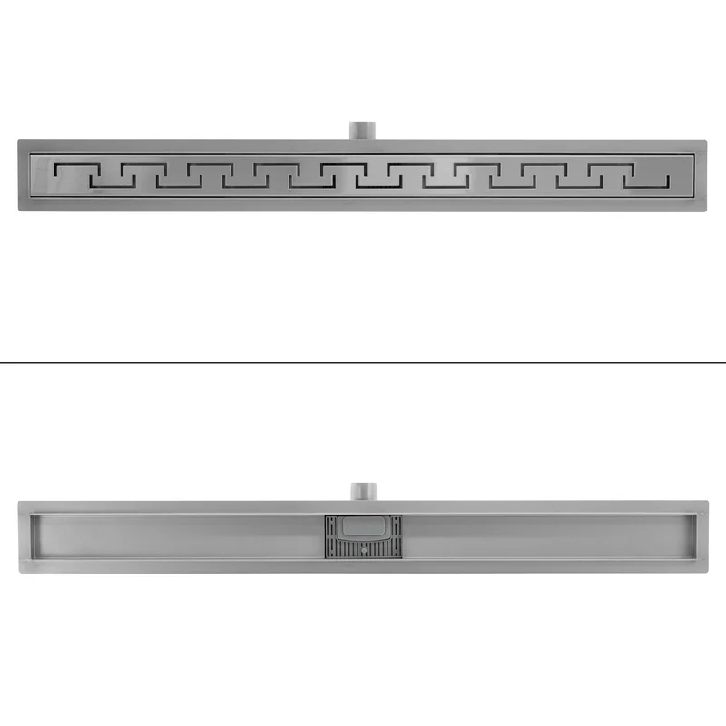 ML-Design Duschrinne geschlitzt 90cm Silber aus Edelstahl