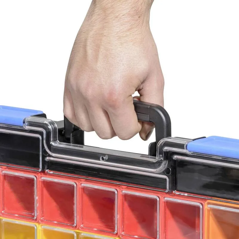 B-Ware Allit Sortimentskoffer EuroPlus Pro K44/36 Werkzeugkoffer 36 Fächer schwarz