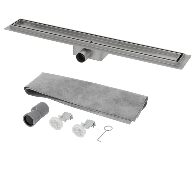 ML-Design Duschrinne befliesbar 70cm Silber aus Edelstahl