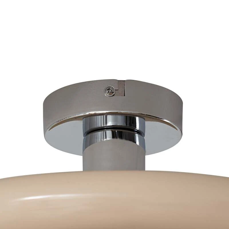 B-Ware Lindby Deckenleuchte Branford LED Lampe Leuchte dimmbar beige Ø35cm 16cm hoch