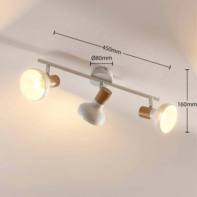 B-Ware Lindby Deckenlampe Deckenleuchte Fridolin LED Lampe dimmbar weiß 3-flg 50cm