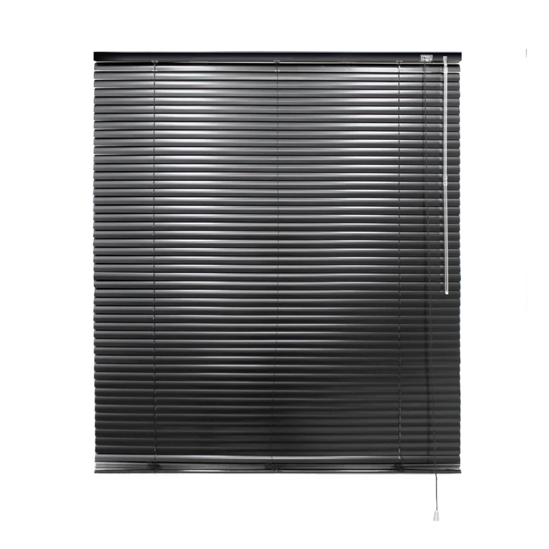 Aluminium Jalousie 90x175 cm Schwarz inkl. Montagematerial