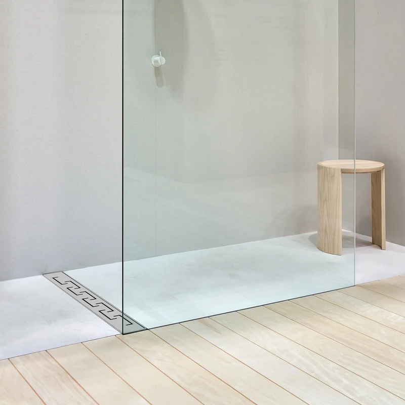 ML-Design Duschrinne geschlitzt 60cm Silber aus Edelstahl