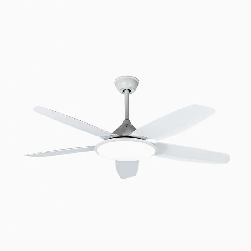 B-Ware Lucande Deckenventilator Divian LED Ventilator CCT leise weiß matt 130cm 32W