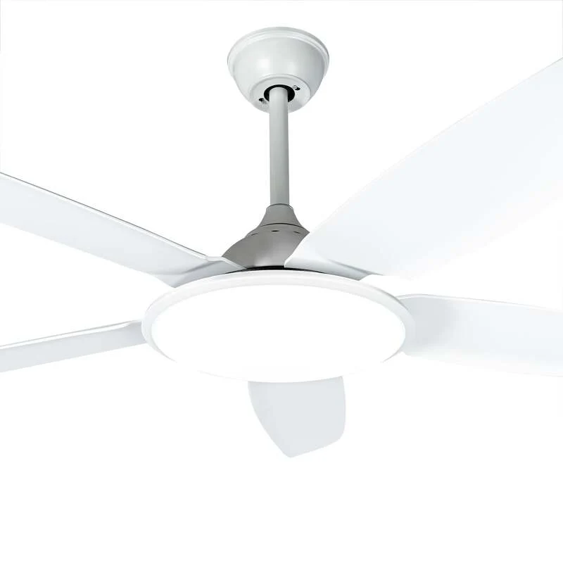 B-Ware Lucande Deckenventilator Divian LED Ventilator CCT leise weiß matt 130cm 32W