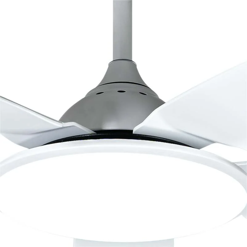 B-Ware Lucande Deckenventilator Divian LED Ventilator CCT leise weiß matt 130cm 32W