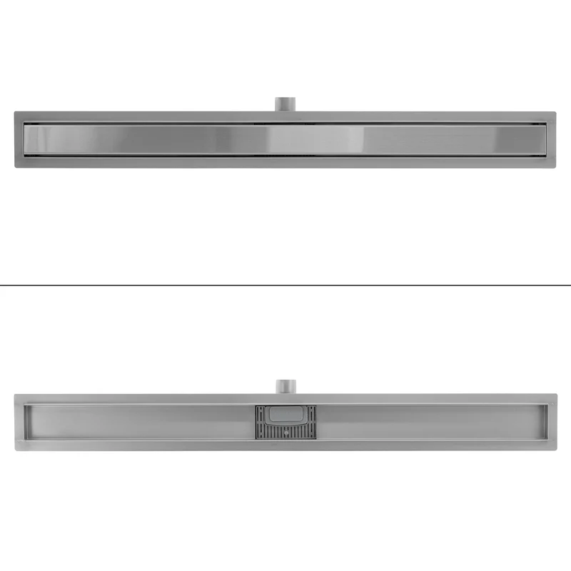 ML-Design Duschrinne geschlossen 90cm Silber aus Edelstahl