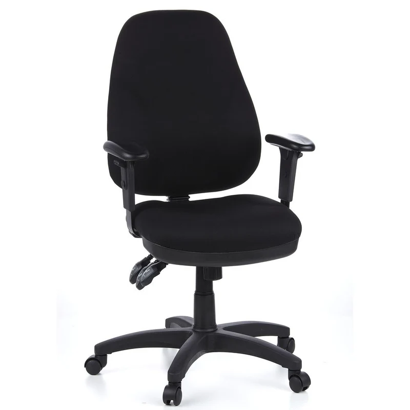 B-Ware hjh OFFICE Bürostuhl Drehstuhl Chefsessel Computerstuhl ZENIT PRO Stoff schwarz