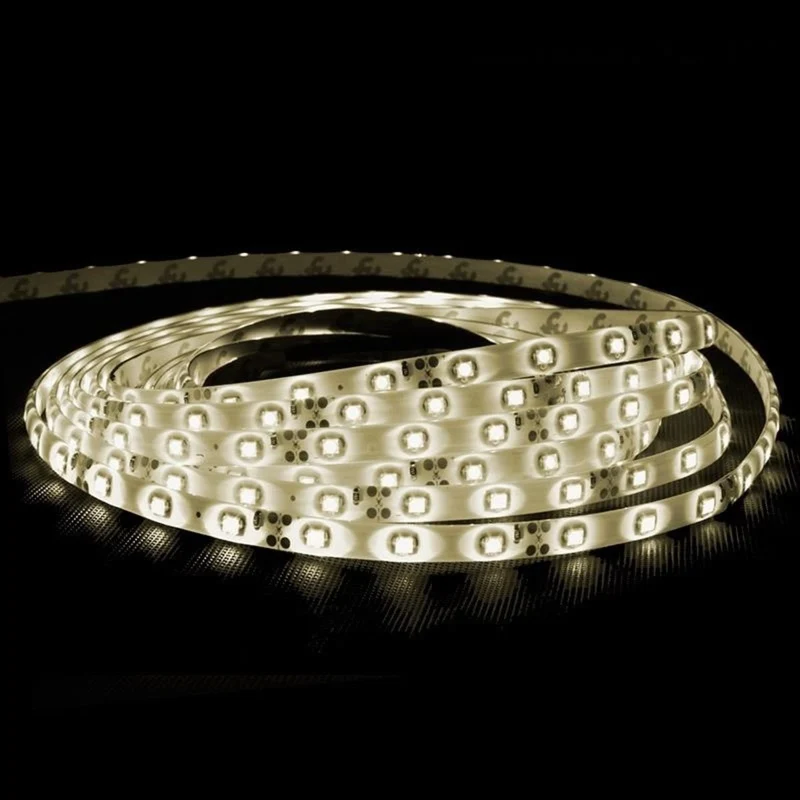 LED-Streifen 5 m Warmweiß wasserfest - 60 LED pro Meter