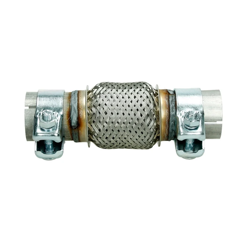 Universal Flexrohr 50x100 mm mit 2 Schellen aus Edelstahl