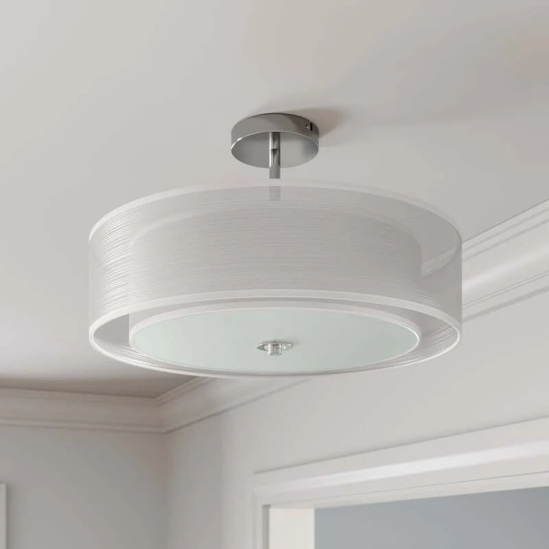 B-Ware Lindby Deckenleuchte Pikka LED Lampe Leuchte dimmbar weiß Ø50cm 3-flammig