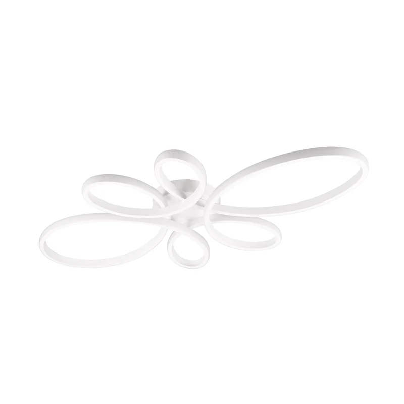 B-Ware TRIO LIGHTING Deckenleuchte Fly LED Lampe dimmbar weiß matt 4000K 83x45cm