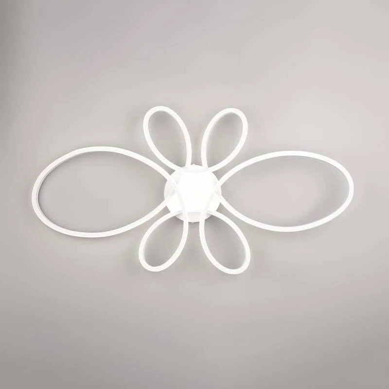 B-Ware TRIO LIGHTING Deckenleuchte Fly LED Lampe dimmbar weiß matt 4000K 83x45cm