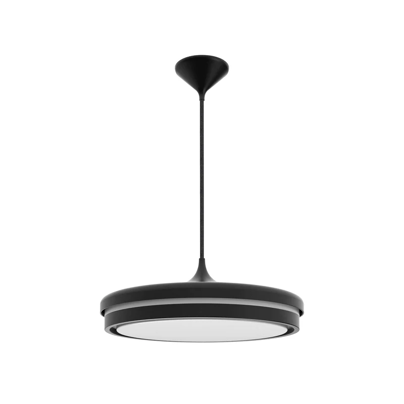 B-Ware Müller Licht tint Hängeleuchte Kea LED Pendelleuchte dimmbar schwarz 42cm Ø