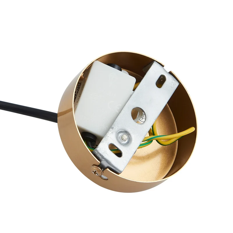 B-Ware Lucande Hängelampe Bidolo Hängeleuchte Deckenlampe messingfarben Glas 15 cm IP44