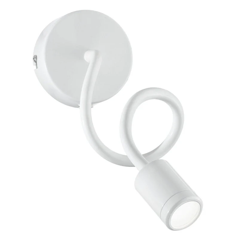 B-Ware Ideallux Wandleuchte Wandlampe LED Focus weiß höhenverstellbar Schalter