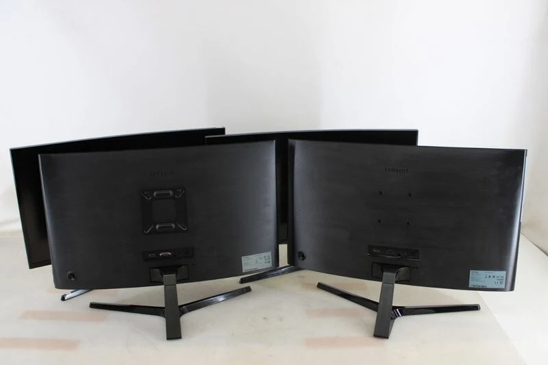 4x Samsung 27 Zoll Curved Monitore C27F398FWR / C27F396FHU – Set