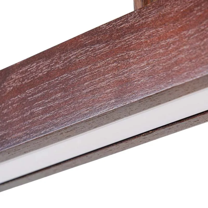 B-Ware Lucande Hängeleuchte Pendelleuchte Nihalo LED dimmbar CCT Walnuss 122cm