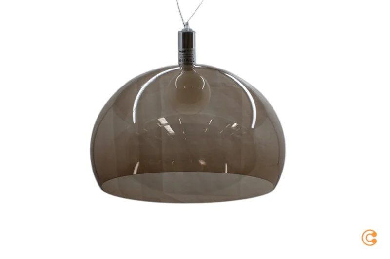 B-Ware Kartell FL/Y Hängeleuchte Ø 52 cm braun Hängelampe Lampe Leuchte Deckenlampe E27