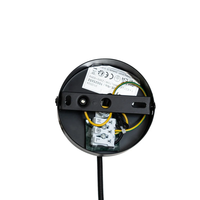 4x B-Ware Lindby Pendelleuchte Hängeleuchte Aralena LED Lampe dimmbar schwarz gold Ø26cm