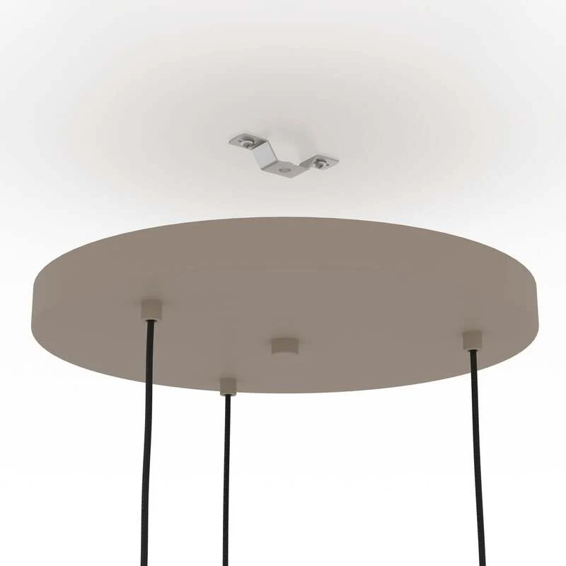 B-Ware Eglo Hängeleuchte Pendelleuchte Romazzina LED Lampe dimmbar sandfarben Ø46cm
