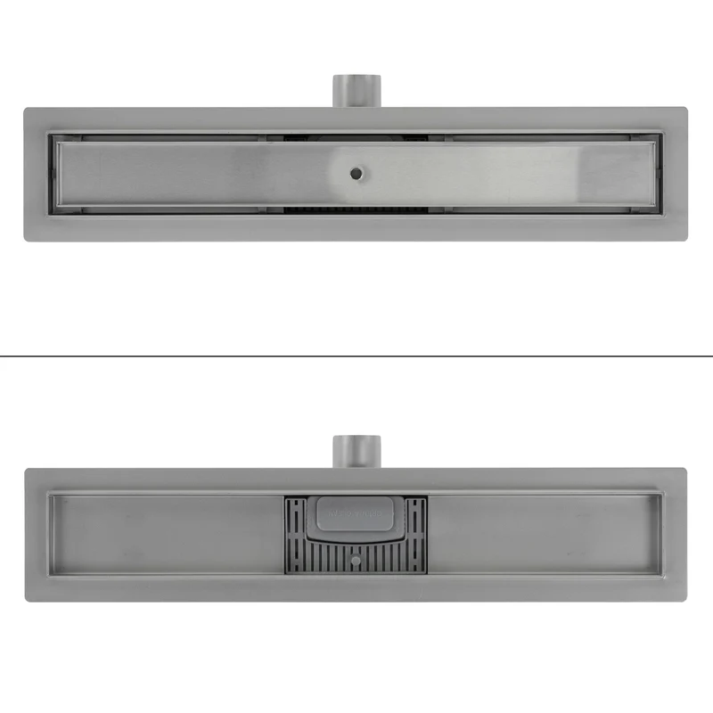ML-Design Duschrinne befliesbar 50cm Silber aus Edelstahl