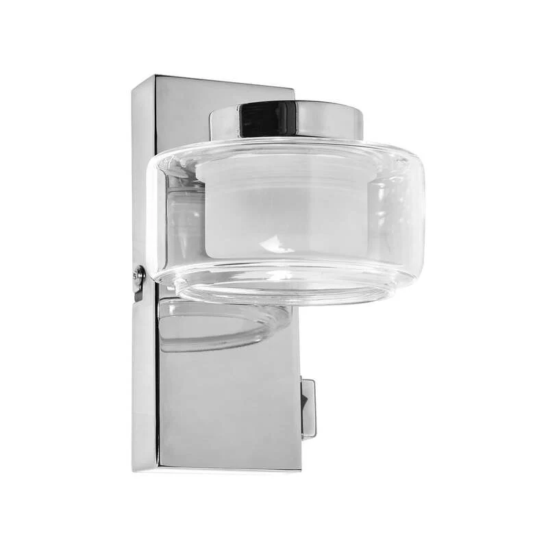 B-Ware OSRAM Wandleuchte ORBIS FLAME LED Lampe chrom CCT 3000K 4000K IP44 350 Lumen