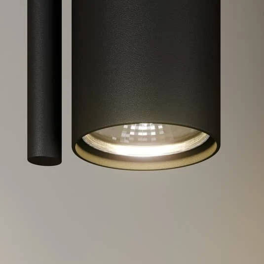 B-Ware Sigma Lighting Deckenspot Deckenlampe Lampe Leuchte Strahler 3-fl. Leda schwarz