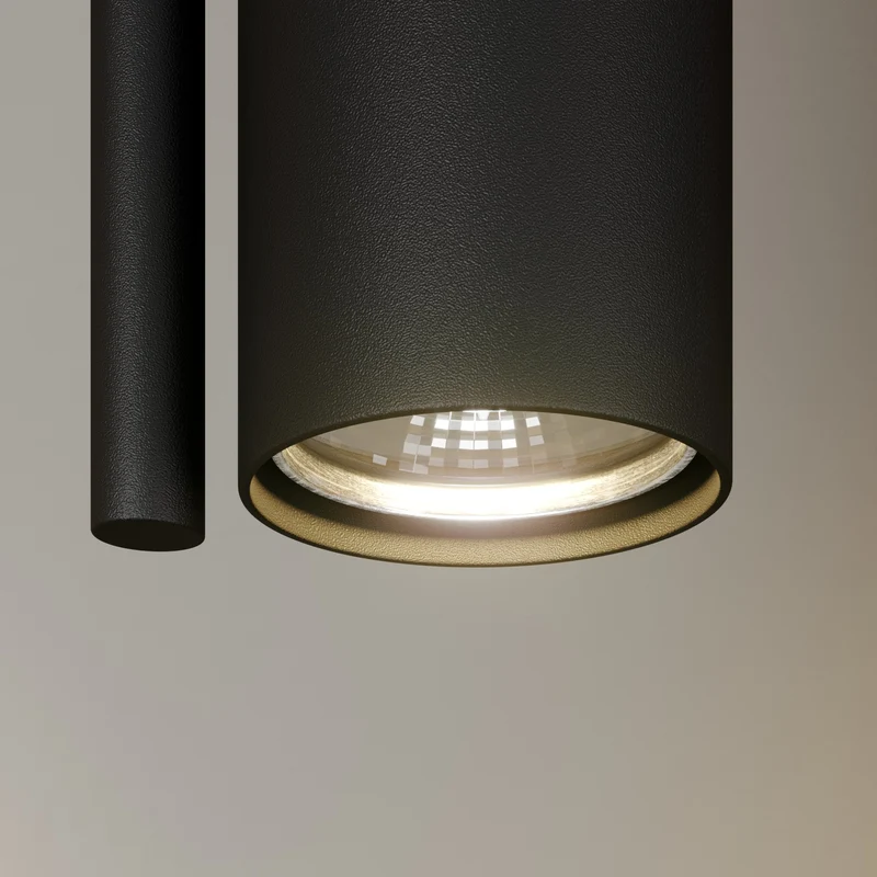 B-Ware Sigma Lighting Deckenspot Deckenlampe Lampe Leuchte Strahler 3-fl. Leda schwarz