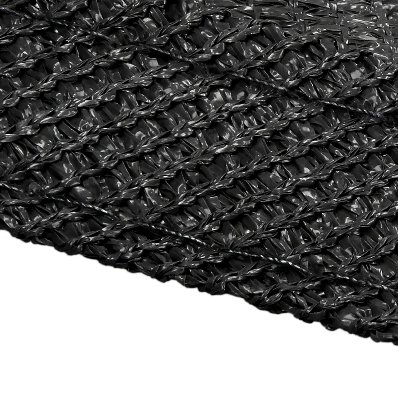 Sonnensegel quadrat 3,6x3,6 m Anthrazit 100% HDPE mit UV Schutz inkl. Befestigungsseile