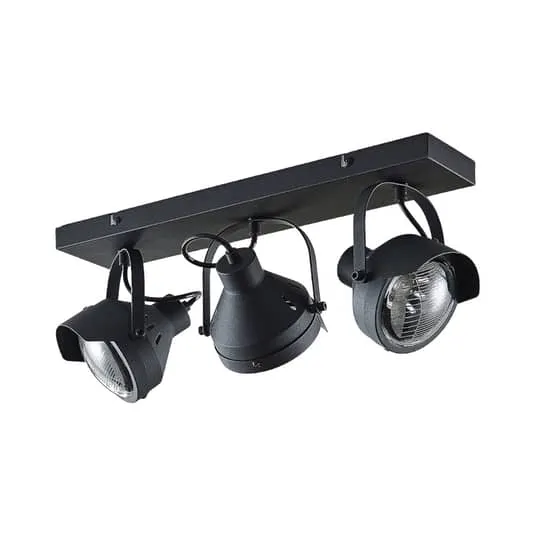 B-Ware Lindby Scheinwerfer-Deckenstrahler Henega schwarz 3-flg Deckenlampe Deckens260