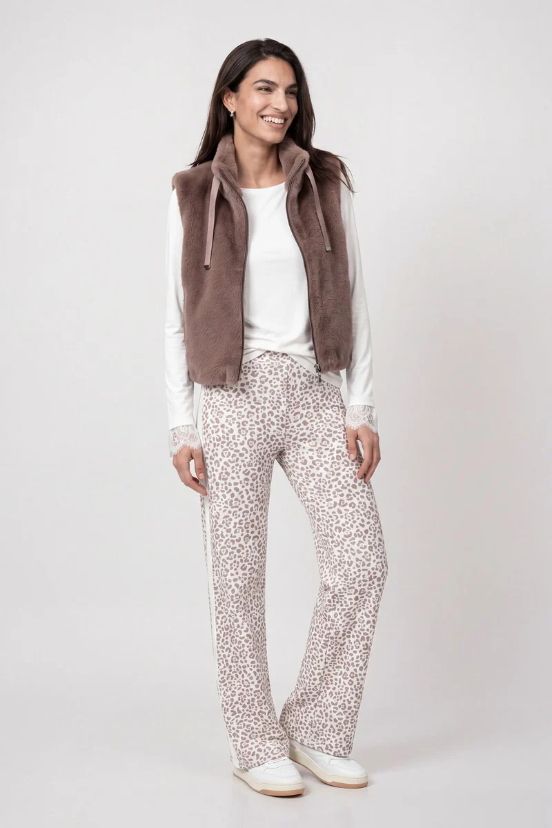 Weste, taupe