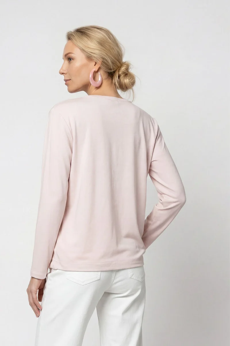 Bluse, rosewater