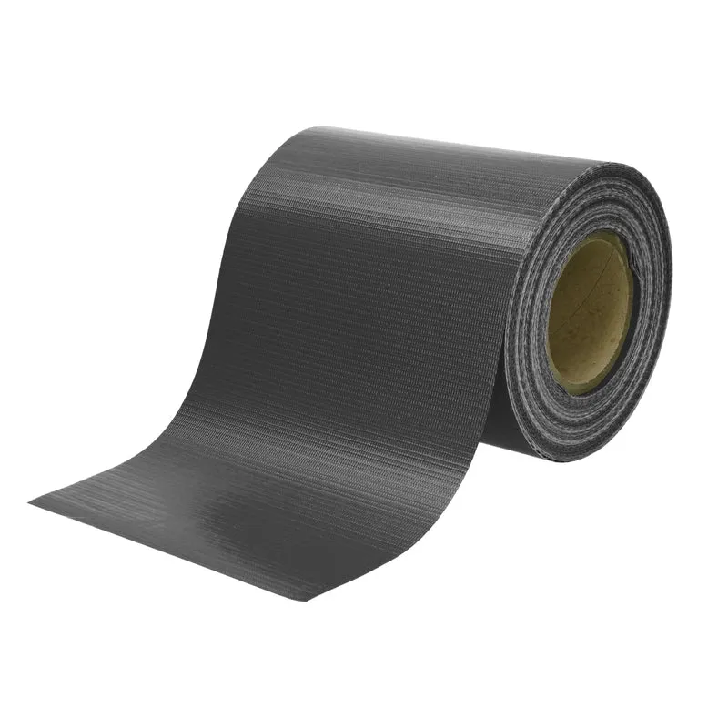 PVC Sichtschutzstreifen Rolle 65 m anthrazit mit 30 Befestigungsclips