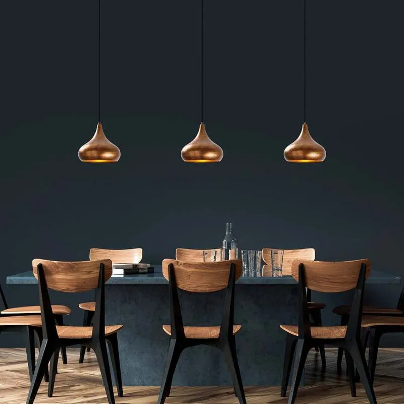 B-Ware Hängeleuchte Muba 11550 messing brüniert Metall Ø 26 cm Deckenlampe Leuchte