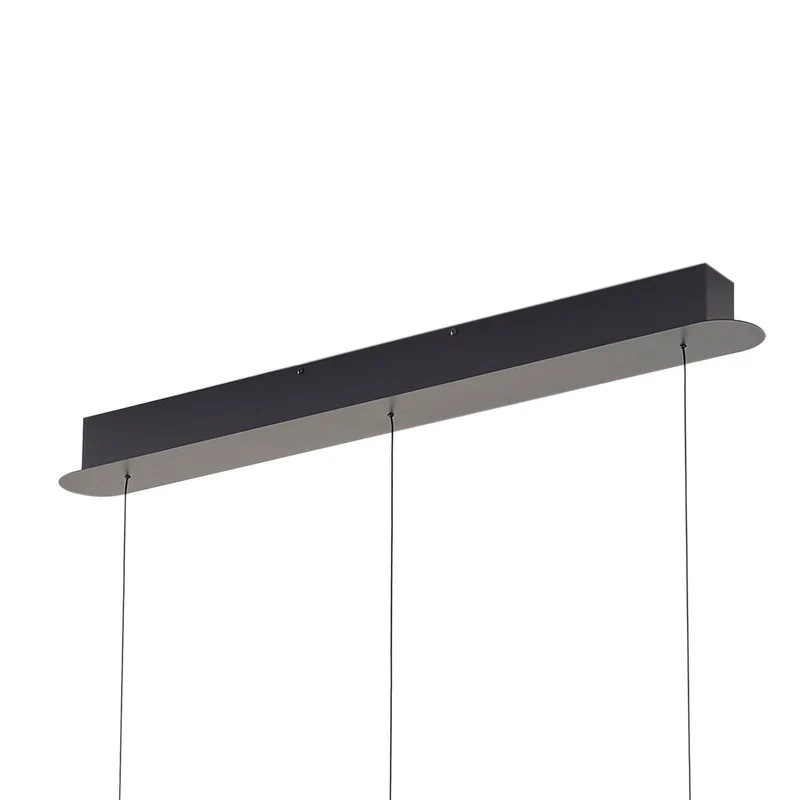 B-Ware Lucande Pendelleuchte Hängeleuchte LED Joran Glas weiß Gold Esszimmer Lampe