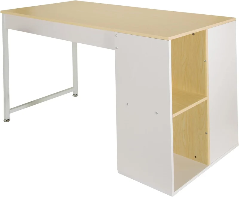 B-Ware hjh OFFICE Schreibtisch Computertisch WORKSPACE H II 120x60 cm weiß eiche