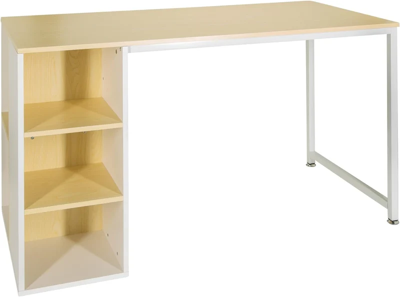 B-Ware hjh OFFICE Schreibtisch Computertisch WORKSPACE H II 120x60 cm weiß eiche
