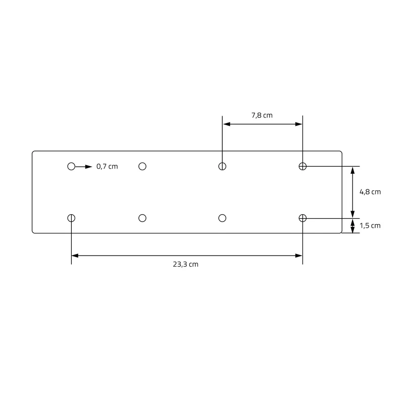 B-Ware 2er Set Tischbeine Bankkufen Loft 44x42 cm Industrial Profil 8x2cm Stahl U-Form ML-Design