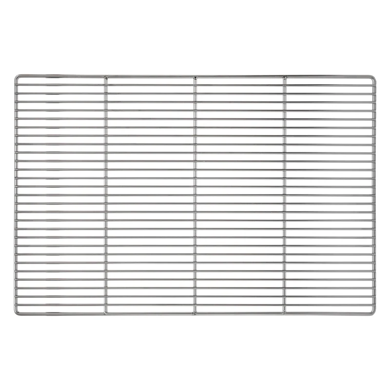 ECD Germany | Grillrost eckig mit abnehmbaren Griffen 60x40 cm Edelstahl, Outdoor Grillplatte robust für Gasgrill Holzkohlegrill BBQ Feuerstelle