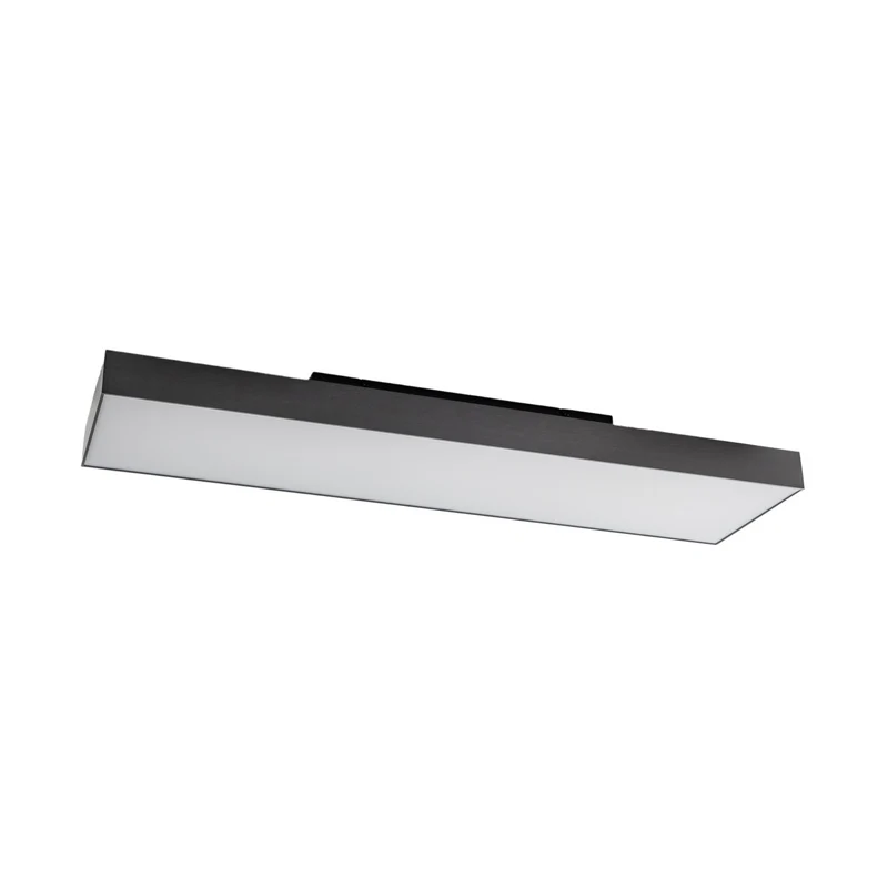 B-Ware Lucande Deckenlampe Leicy LED Lampe dimmbar schwarz RGBIC CCT 100x25cm 1150lm
